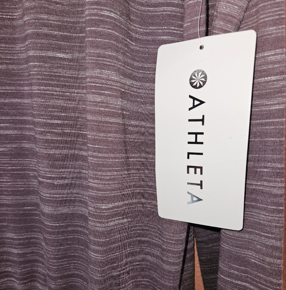 Athleta Avenue Dress, Oversized Size Medium, Purple, NWT - Picture 6 of 7